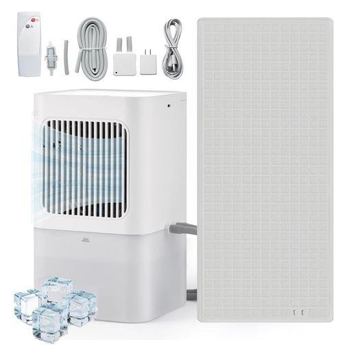 Wxllzlife 水冷マット 冷却マット折りたたみ式 冷水循環マット ひんやり水流快眠マッ 3段階速度調整 無線制御 水位表示 猛暑対策 冷感との接触 夏の冷房,屋外キャンプ、学生寮、車内での使&hellip;｜OkaLiving店