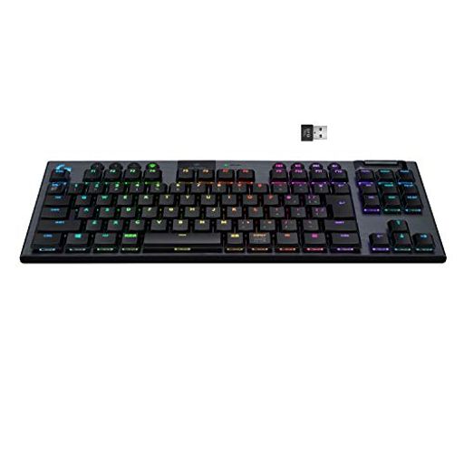 Logicool G ロジクール G ゲーミングキーボード テンキーレス ワイヤレス G913 TKL 薄型 GLスイッチ リニア 静音 日本語配列 LIGHTSPEED 無線 Bluetooth 接続対応 LIGHTSYNC RGB|OkaLiving店