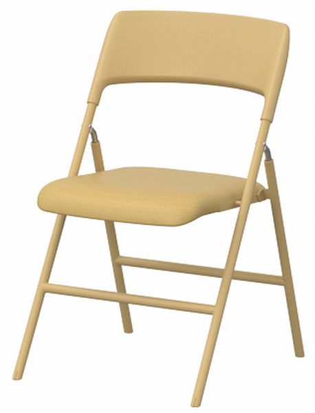 オカムラ Lives ライブス フォールディングチェア 座パッドタイプ イエロー 8159DX 【完成品】 在宅 在宅勤務 テレワーク リモートワーク 折りたたみイス パイプイス|オカムラ 公式ショップ店