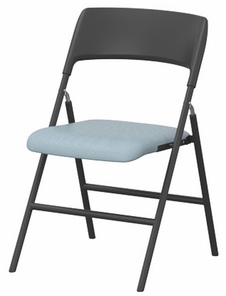 オカムラ Lives ライブス フォールディングチェア 座パッドタイプ ブラックシェル 8159AX 【完成品】 在宅 在宅勤務 テレワーク リモートワーク 折りたたみイス パイプイス