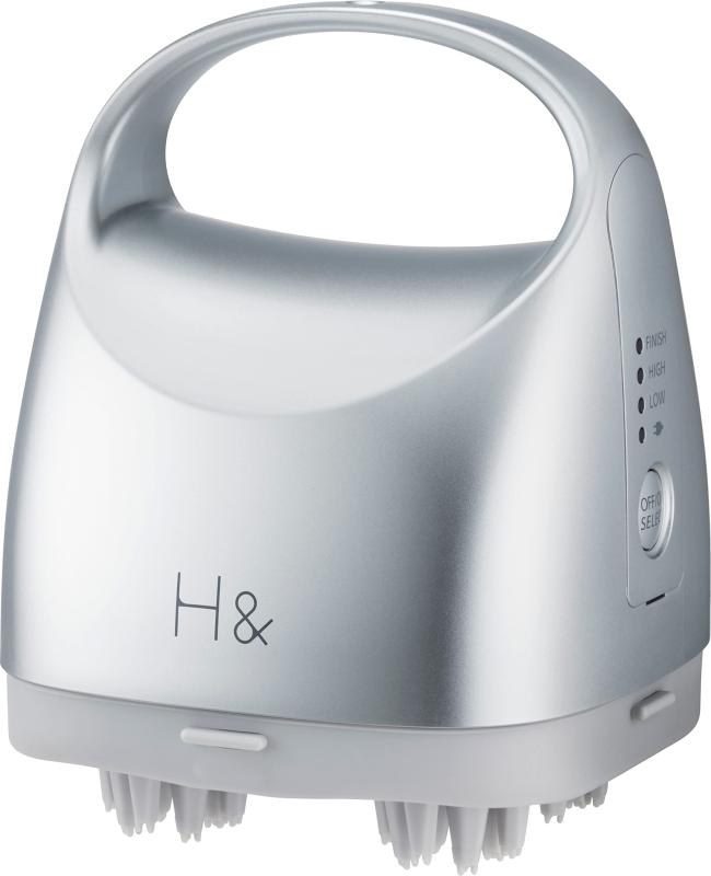 H& アッシュアンド 電動頭皮ブラシ ヘッドスパ 3段階の速度切り替え 浴室使用可 スカルプケア ギフト プレゼント 男女兼用|櫻花舎店