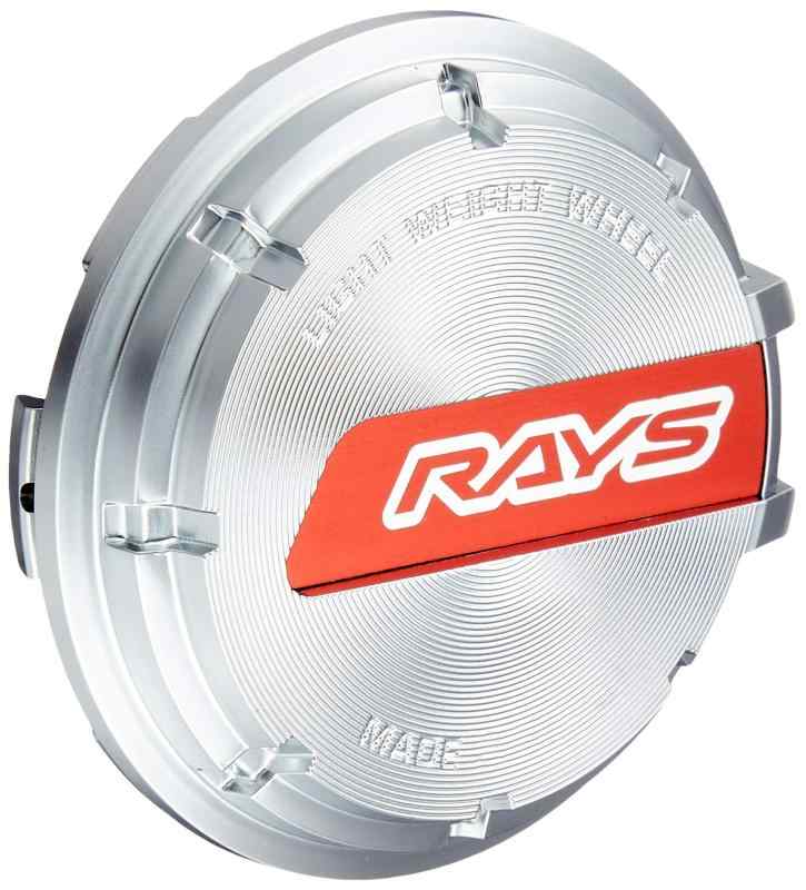 【RAYS(レイズ)】 センターキャップセット グラムライツ レッド/シルバー 4個セット GRCAP-RDSL4