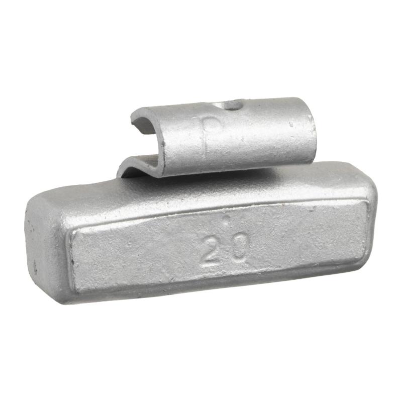 東豊工業 バランスウエイト 鉄製クリップ式ウェイト スチールホイール用 20g 100個入 JP-M-SRP-020