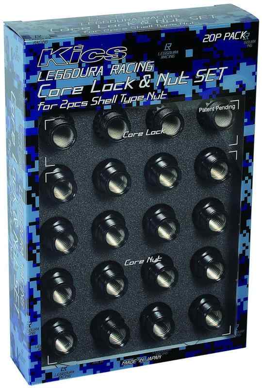 KYO-EI(協永産業) ホイールロック&amp;ナット LEGGDURA RACING Type Nut Core Lock &amp; Nut 【 M12 x P1.25 】 LN13 シルバー｜櫻花舎店 8,266円