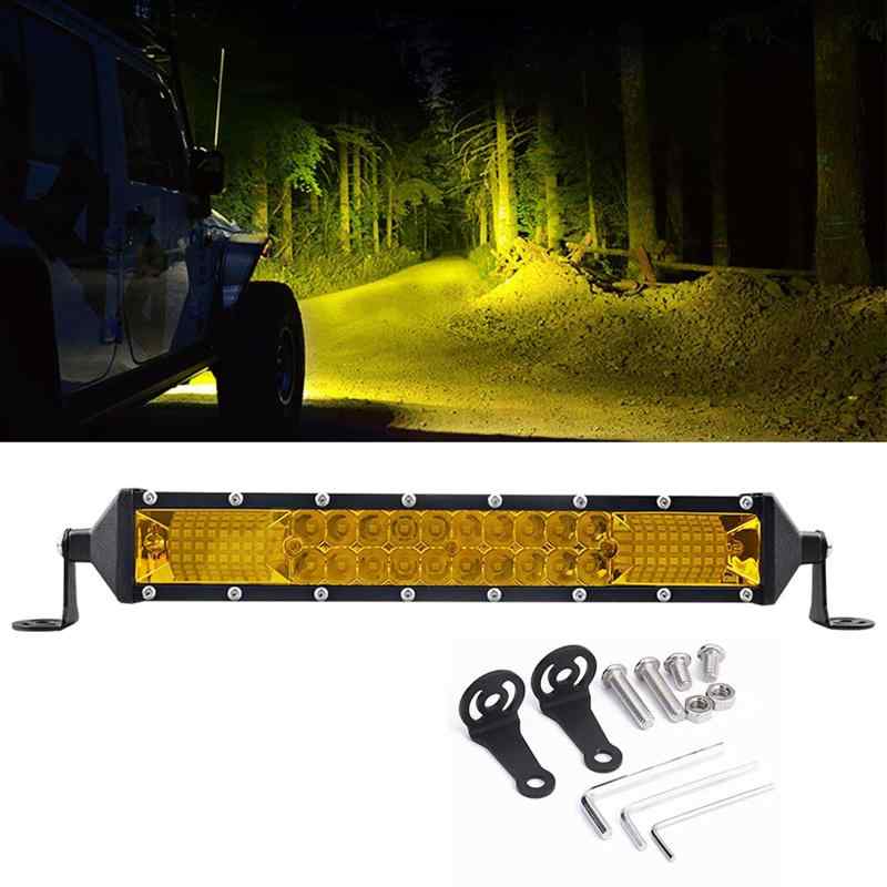 楽天市場】Chelhead イエロー LEDライトバー 10インチ 作業灯