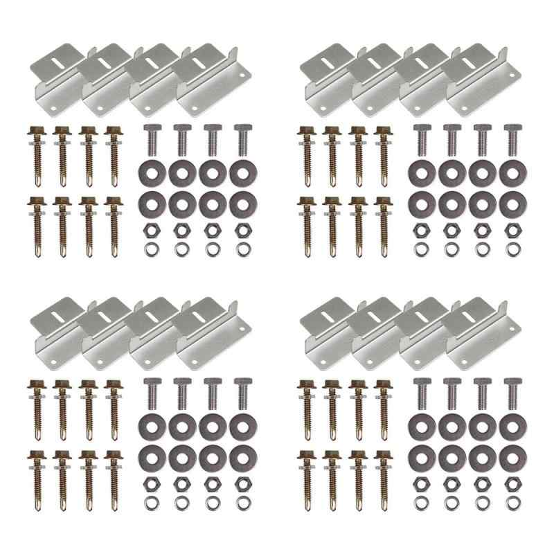 Renogy System アクセサリー 8フィートのトレイケーブル付き 20フィート 10AWG アダプターキット Zブラケット1セット ソーラーパネル1個用 20,235円