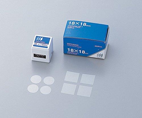 マツナミマツナミ マツナミカバーグラス(No.1) 丸型 φ15mm 1000枚入 /2-176-03｜櫻花舎店