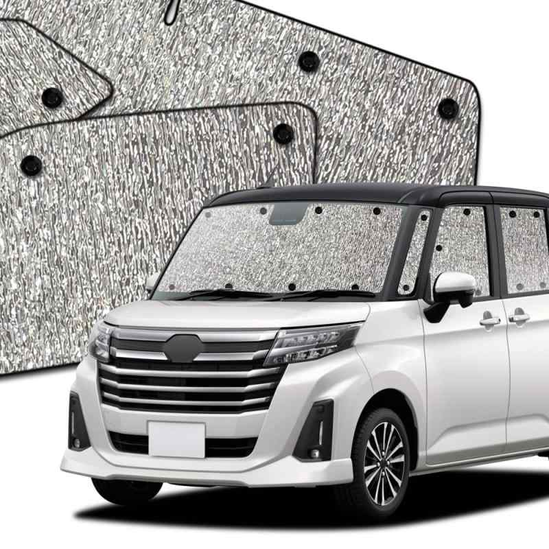 趣味職人 サンシェード シームレスサンシェード ルーミー M900A/M910A系 ROOMY 車用 カーテン 車中泊 カーフィルム フルセット 日本製 対応 『03s-a033-sa』｜櫻花舎店