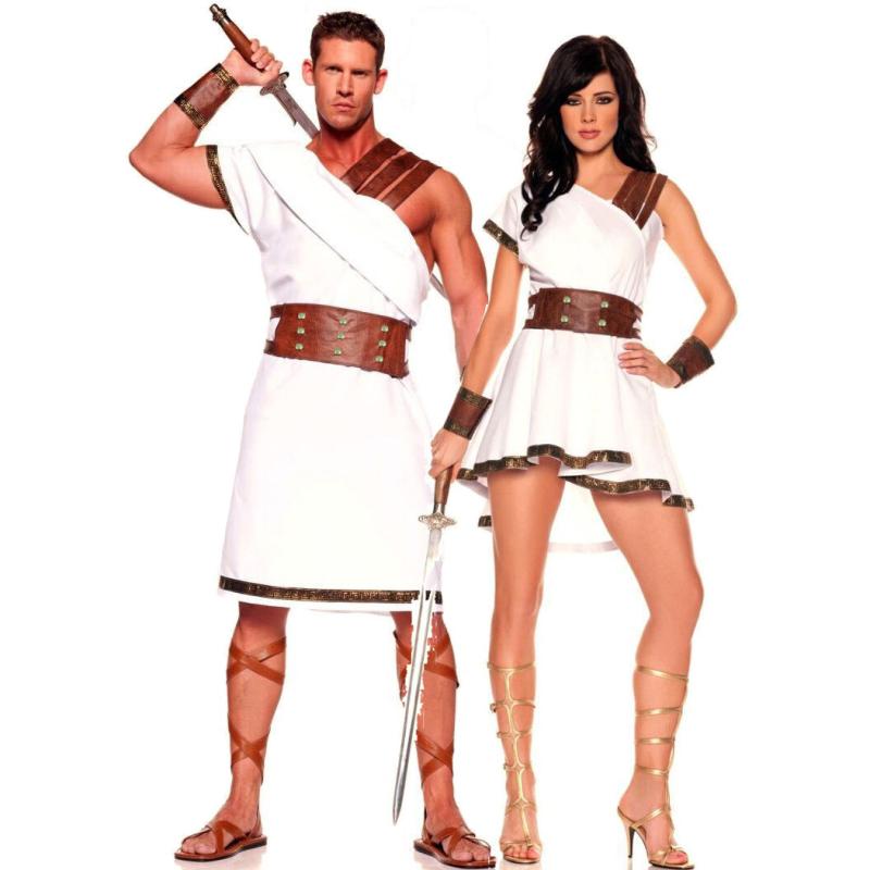 コスプレ衣装 メンズ レディース ハロウィン 古代ギリシャ エジプト 武士 中世戦士 勇士 舞台装 ゲーム アニメ ロールプレイング ポリエステル混紡 夏 エスニック