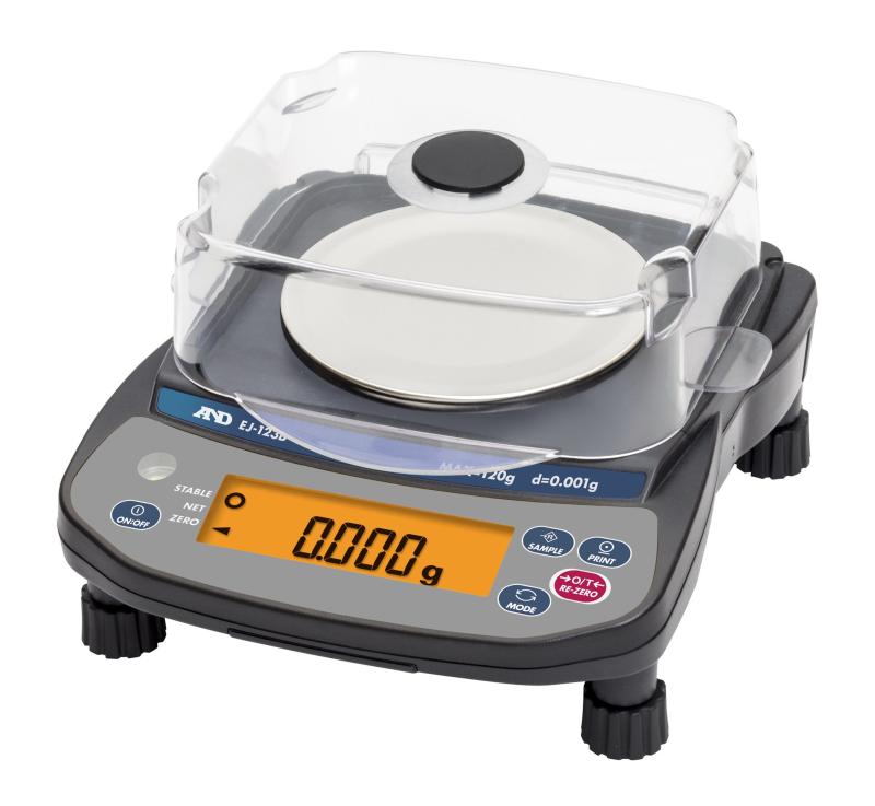 A&D パーソナル天びん EJ-123B ひょう量:120g 最小表示:0.001g 皿寸法:φ110mm