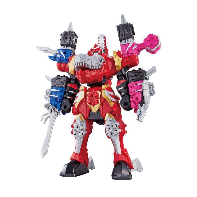 騎士竜戦隊リュウソウジャー 騎士竜シリーズ01&02&03 竜装合体 DXキシリュウオー スリーナイツセット画像