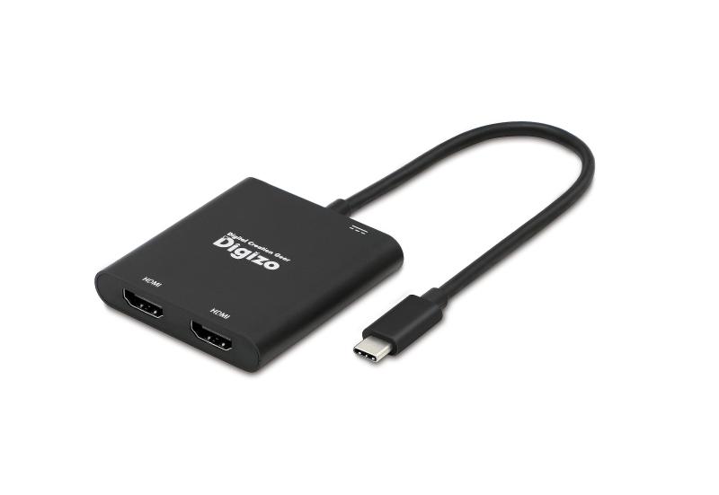 プリンストン大学(PRINCETON) Digizo USB-C HDMIうつり変わりアダプタ 4K相応う×2界面 最大限度3画面見せびらかす PD100W相応う Type-C界面申し受ける PUD-PDC1H2 その他-パソコン・周辺機器