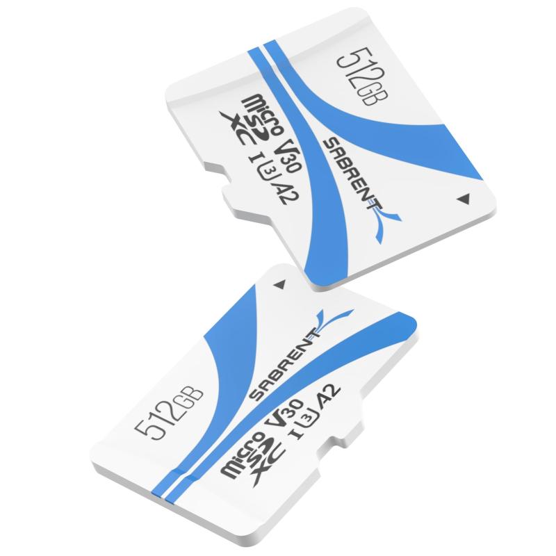 SABRENT MICRO SDカード, まいくろSDXC カード V30、メモリーカード、UHS-IIメモリーカード、PS5・PS4・Macbookその他のデバイスで最大 100MB/s秒の高速転送