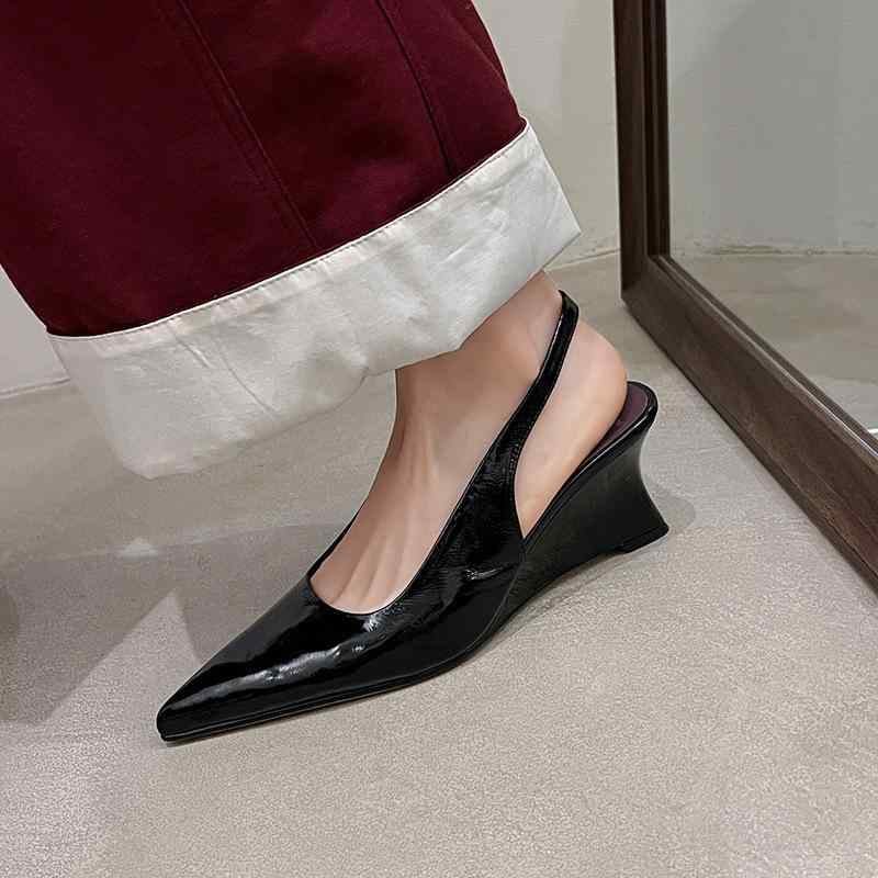 サンダル レディース パンプス ミュール ハイヒール 置き目とり捨てる チャンキーヒール 尖頭 ポインテッドトゥ 牛皮 なめし革 即物的なめし革 シューズ 靴 お上さん靴 美脚 一方ならずない 歩き分かりやすい 走れる 履き分かりやすい 脱ぎ分かりやすい 普段使い走り 通い フォーマル 執務室