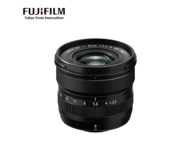 広角レンズ 富士フイルム XF8mmF3.5 R WR 定焦 防塵防滴 人文写真 ボケ味 ブラック｜櫻花舎店