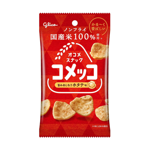 グリコ コメッコ ホタテ味 26g 144コ入り 2025/04/08発売 (4901005004535c)