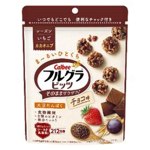 最高級のスーパー カルビー フルグラビッツチョコ味 55g 12コ入り 2022