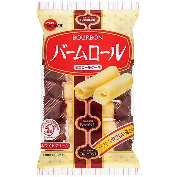 ブルボン バームロール 7本 48コ入り 2023/07/25発売 (4901360354184c)|おかしのマーチ