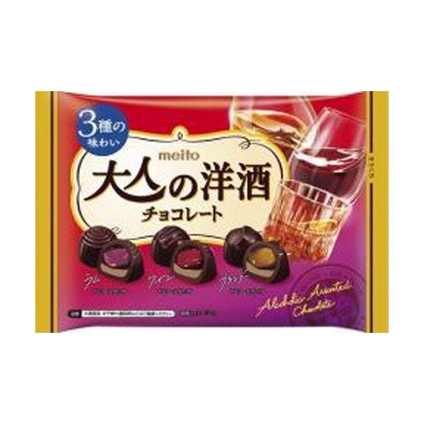 名糖産業 大人の洋酒チョコレート 96g 18コ入り 2025/03/03発売 (4902757581602)|おかしのマーチ