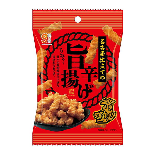 銀の汐 名古屋仕立ての旨辛揚げ 10g 120コ入り (4962407060826c)｜おかしのマーチ