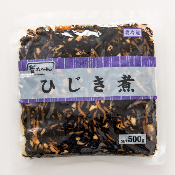 (地域限定送料無料)業務用 贅たくさん ひじき煮 冷蔵 500g 1ケース(12入)(冷蔵)(713607000ck)