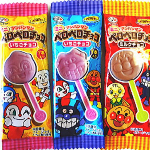 楽天市場】不二家 アンパンマンミニペロペロチョコ 5g x25入り : 田舎