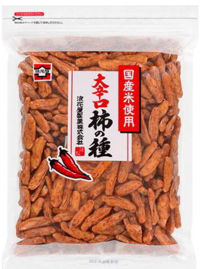 楽天市場】浪花屋製菓 大辛口柿の種チャック袋 390g : にっぽん