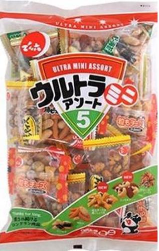 でん六 ウルトラミニアソート 200ｇ×12袋入 お菓子 箱買い ミックスナッツ 豆菓子ミックス でん六豆 山形【心ばかりですが…クーポンつきます☆】