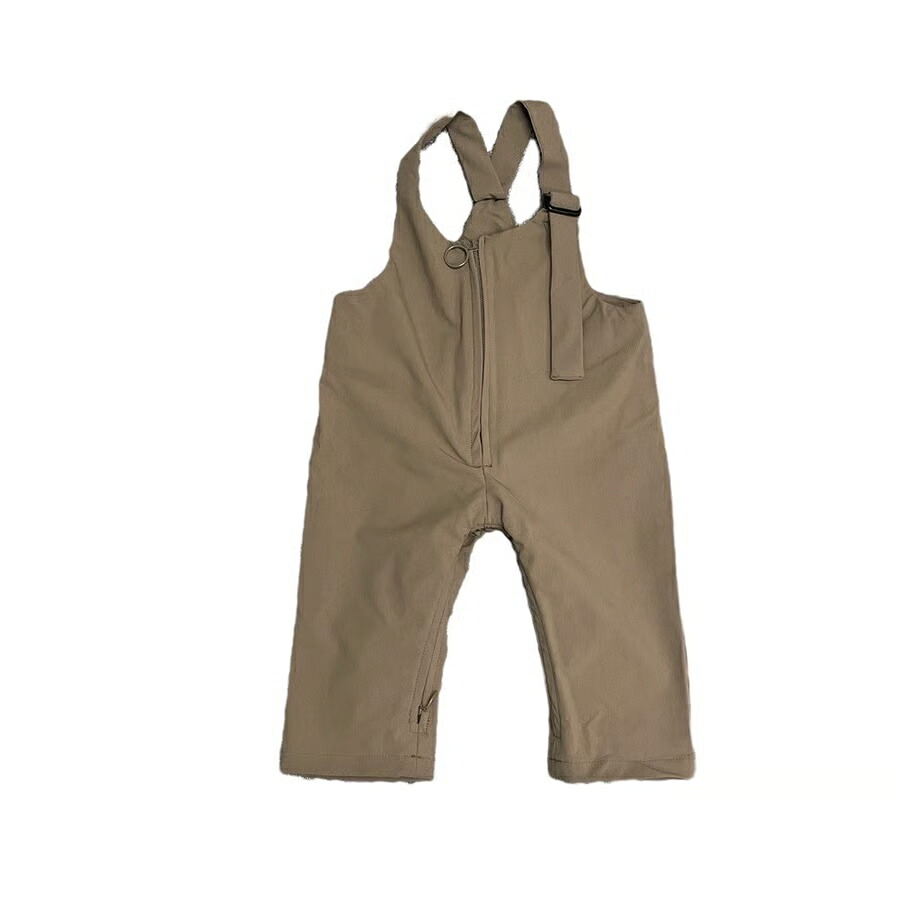 stretch nylon salopette(for baby) mocha [BP02-0104c]/ mounten(マウンテン)｜マタニティ＆ベビー apibaby store