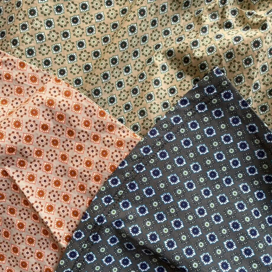 flower pattern smog tunic orange/ &pal(アンドパル)
