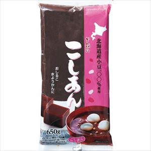 送料無料 カンピー こしあん 650g×12袋