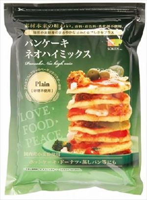 送料無料 創健社 パンケーキネオハイミックス 砂糖不使用(プレーン) 400g×30個