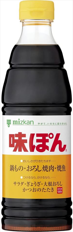 楽天市場】送料無料 ミツカン 味ぽん ペット 600ml×6本 : 御用蔵 大川