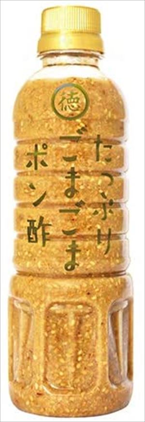 送料無料 徳島産業 たっぷりごまごまポン酢 400mlペットボトル×12本入 最大56％オフ！