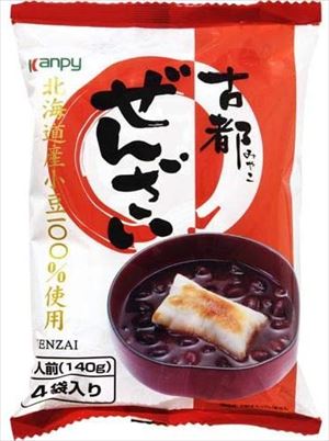 送料無料 カンピー 古都ぜんざい560g(140g×4袋入)×24袋 7,433円