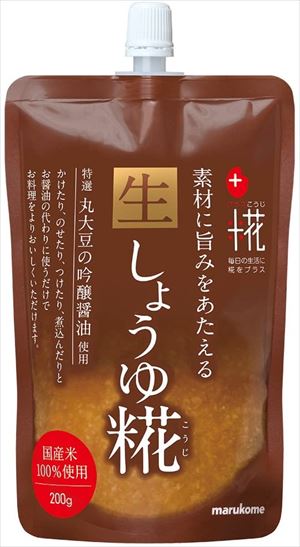 送料無料 マルコメ プラス糀 新生しょうゆ糀 国産米100%使用 200g×32個