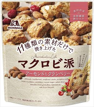 送料無料 森永製菓 マクロビ派 アーモンドとクランベリー マクロビ派 送料無料 ビスケット 100g 40袋 御用蔵 森永製菓 大川 北海道 沖縄 離島は1250円頂戴します