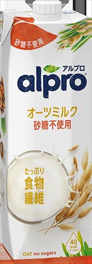 ダノンジャパン アルプロ たっぷり食物繊維 オーツミルク 砂糖不