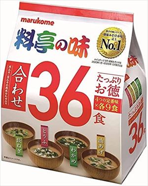 送料無料 マルコメ たっぷりお徳料亭の味 36食入&times;18個｜御用蔵 大川