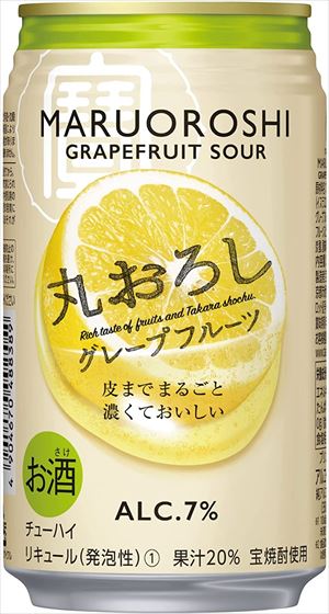 【楽天市場】宝酒造 丸おろし グレープフルーツ チューハイ 7度 日本 350ml×48本：御用蔵 大川