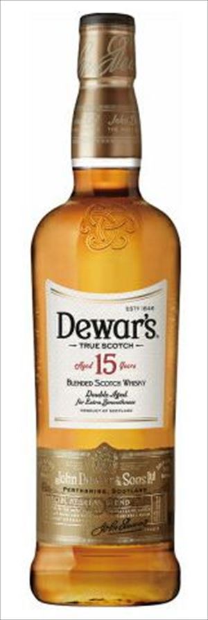 スコッチウイスキー デュワーズ15年 ブレンドウイスキー イギリス 750ml×2本