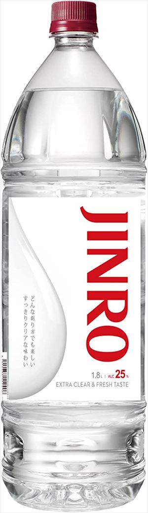 眞露 JINRO 焼酎 25度 1800ml×6本