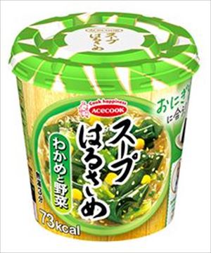 送料無料 エースコック　スープはるさめ　わかめと野菜 21g×36個
