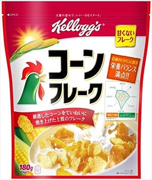 コーンフレークさん専用 楽天市場】送料無料 ケロッグ コーンフレーク 袋 180g×12個