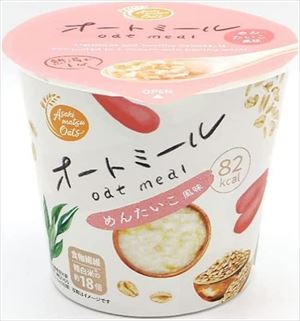 送料無料 旭松 オートミール めんたいこ風味 27g×12個