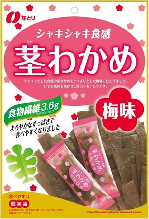 送料無料 なとり 茎わかめ梅味 70g×30袋