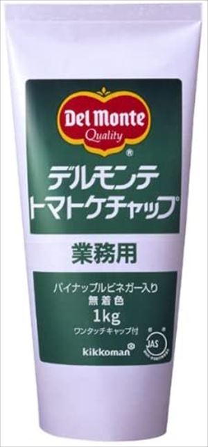 デルモンテ トマトケチャップ チューブ標準 1kg×12個