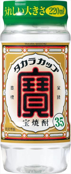宝酒造 寶 宝焼酎 タカラカップ 25度 220ml×24本 2ケース（48本） ペットカップ 送料無料 : 宝焼酎 カップ [ 焼酎 25度 220ml×24本 ] : 食品・飲料