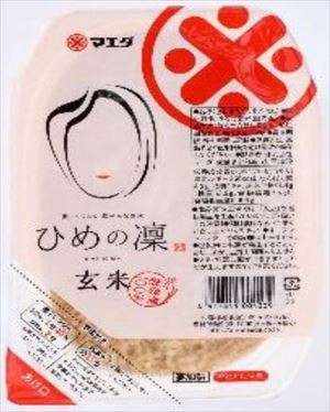 送料無料 マエダ ひめの凜 玄米 160g×36個