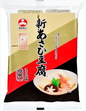 送料無料  旭松食品 新あさひ高野豆腐 10個ポリ 165g×60個